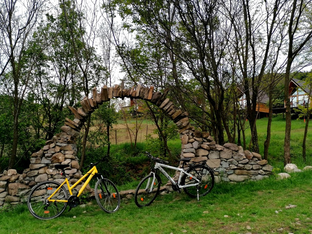 cu bicicleta pe Drumul vinului