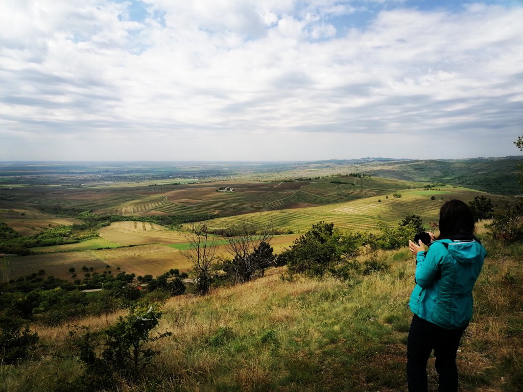 cu bicicleta pe Drumul vinului